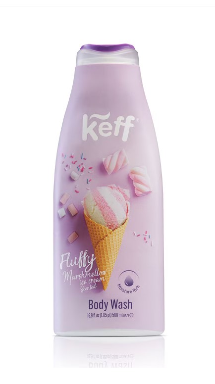 Keff gel de dus Marshmallow  500 ml